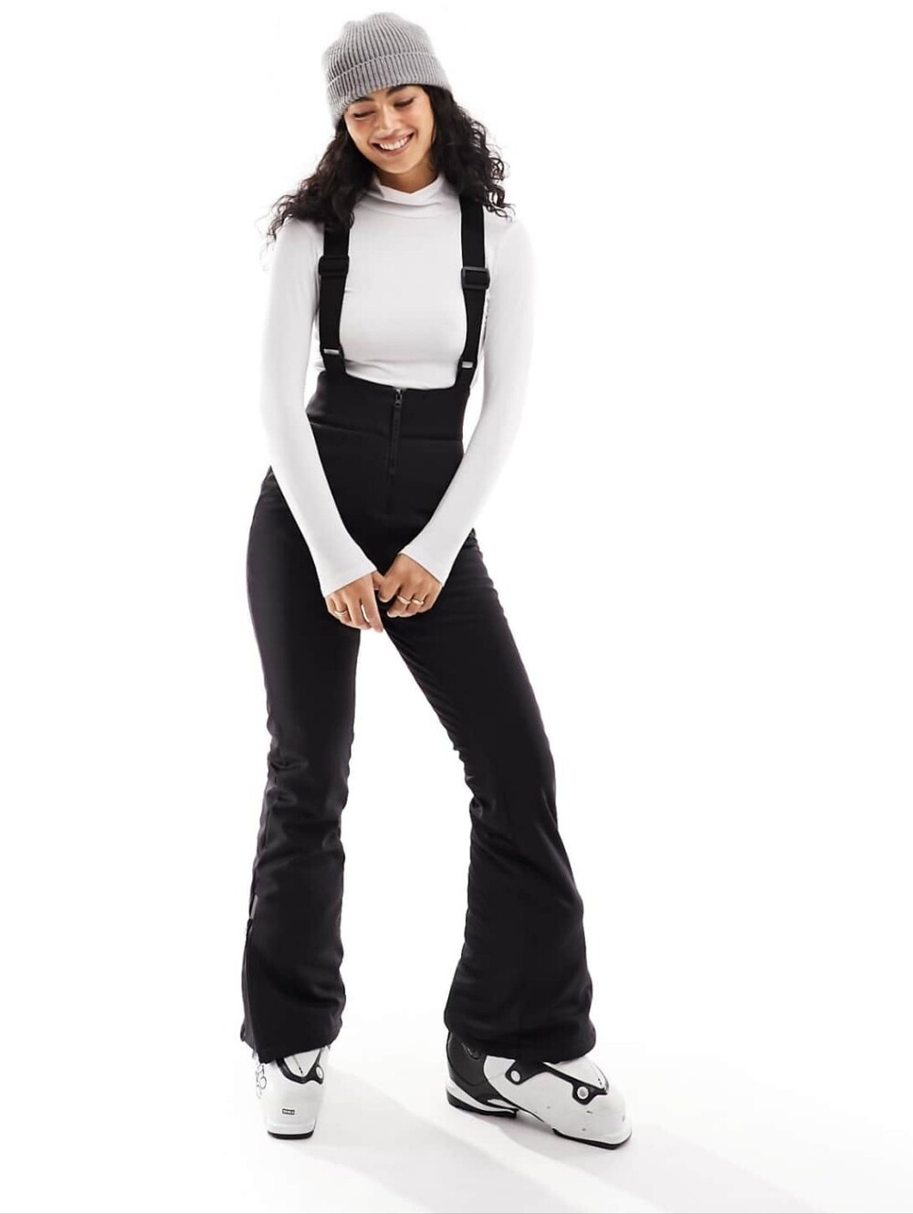 ASOS Women's Black Bib Salopettes